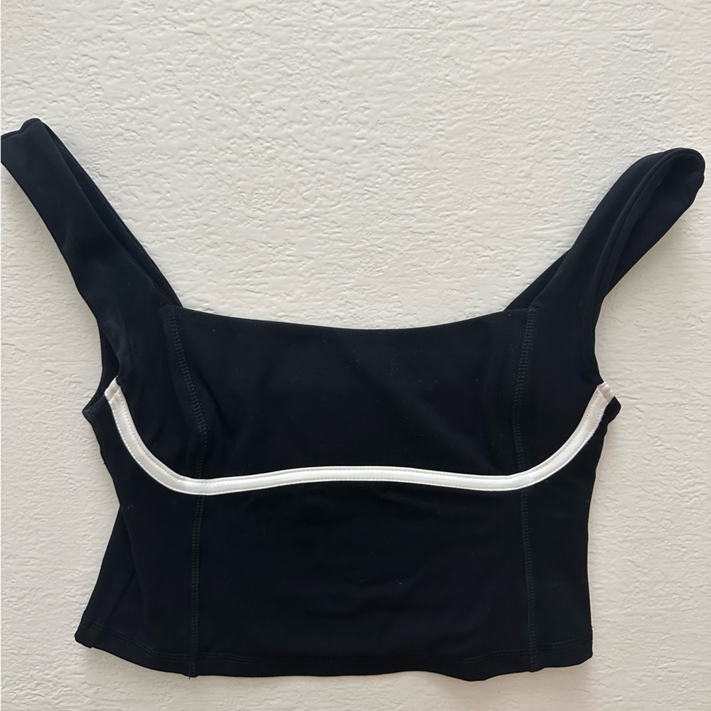 MONDAYBODY ZION TANK in BLACK/IVORY